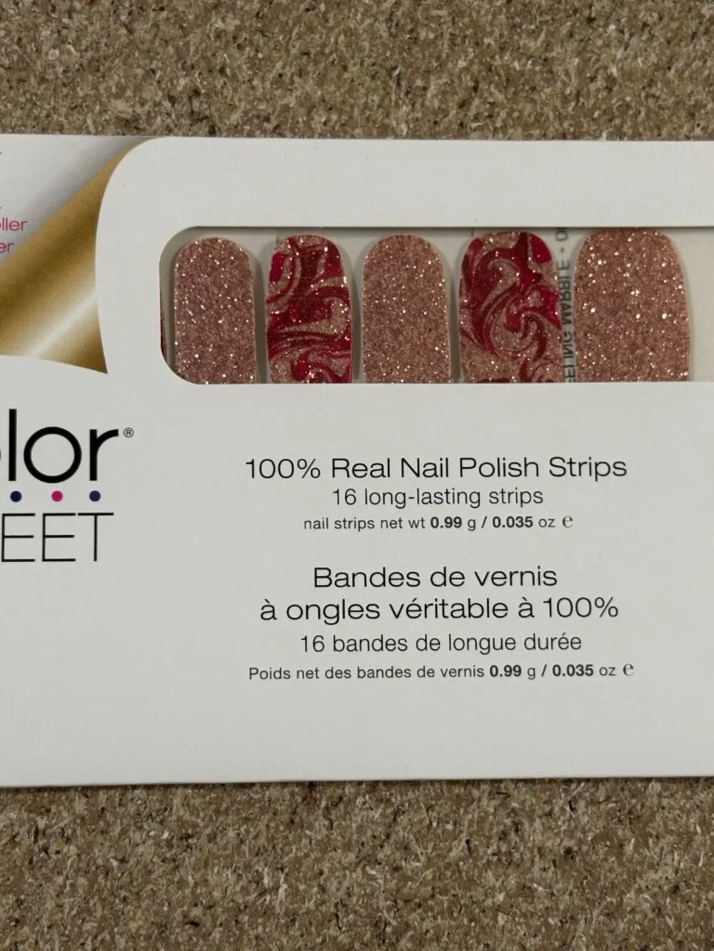 Color Street 100% Real Nail Polish Strips 5ct (16 long-lasting strips each)
